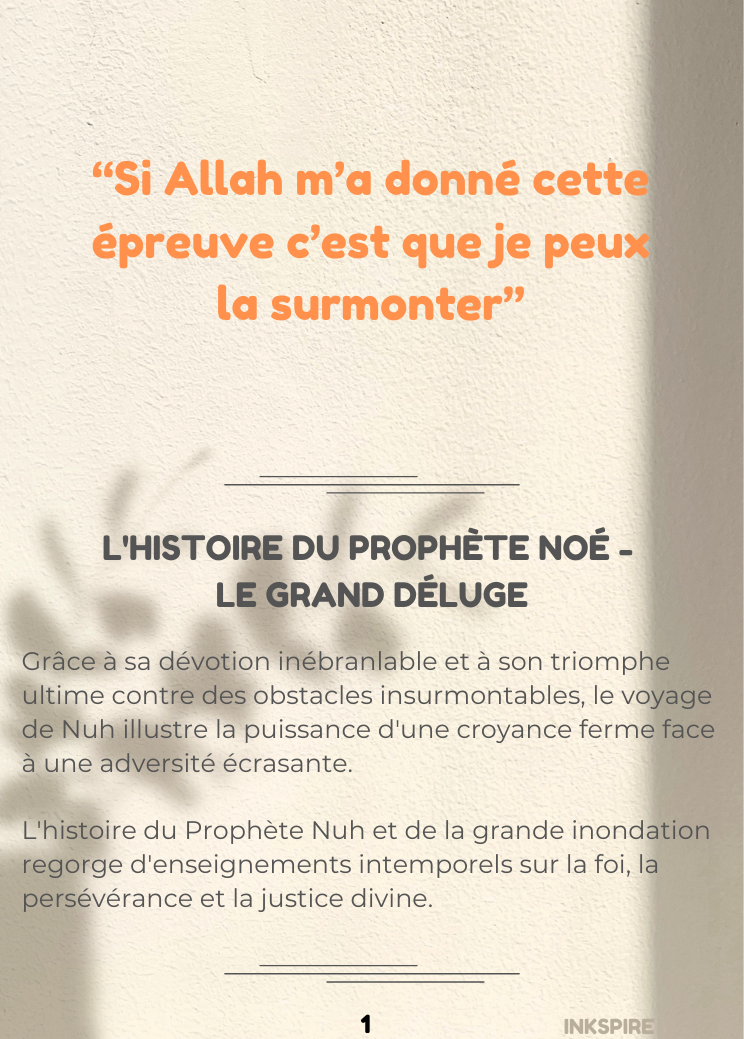 Découverte des Histoires des Prophètes